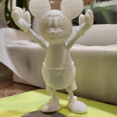 Mô hình 3D Chú Chuột Mickey Phiên Bản Steamboat Willie