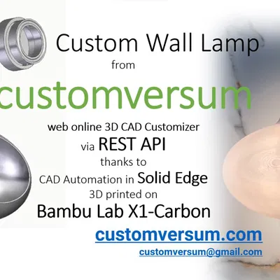 Đèn Tường Tùy Chỉnh từ customversum.com