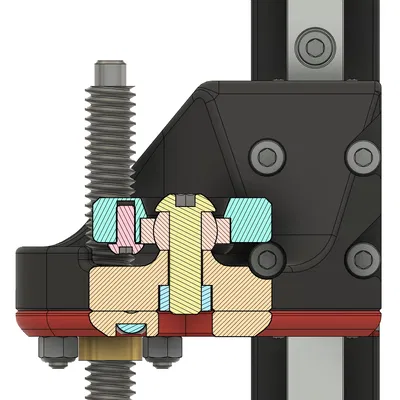 Voron Trident Ball-and-Magnet Z Mounts