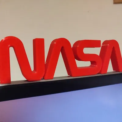Logo NASA In 3D