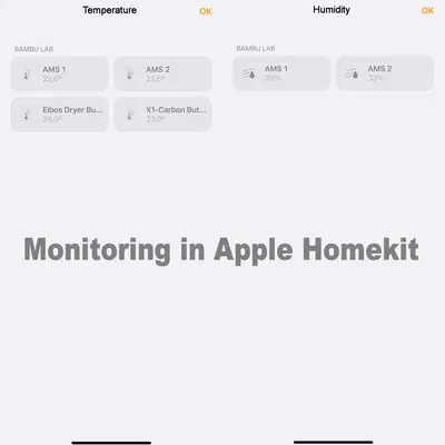 Vỏ Cảm Biến Nhiệt Độ & Độ Ẩm Xiaomi cho Hệ Thống AMS & Máy in Bambu Lab