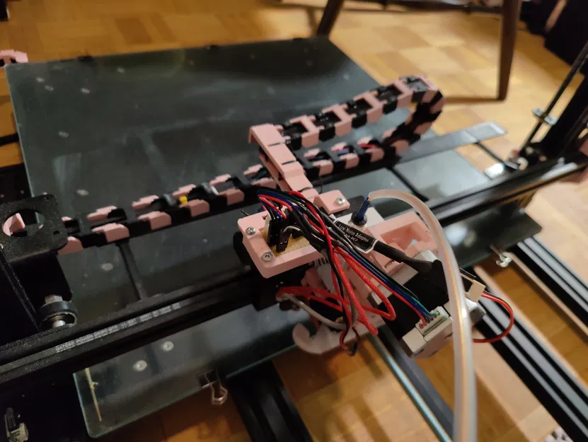 Giá đỡ Bondtech extruder trục X cho CR-10 S5, có xích kéo (remix) - Image 1