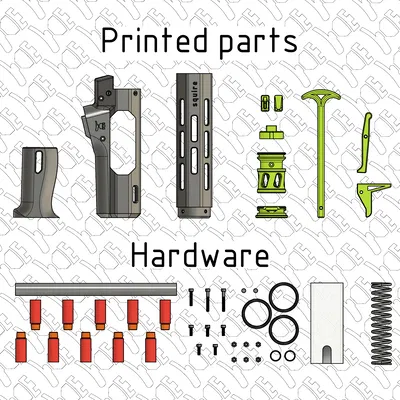 PK Squire - Blaster Bắn Đạn Xốp Tự Làm