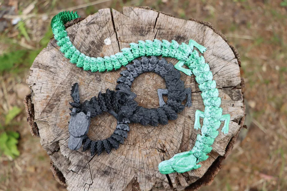 Rồng Dung Nham Khớp Nối - Articulated Lava Dragon - Image 2