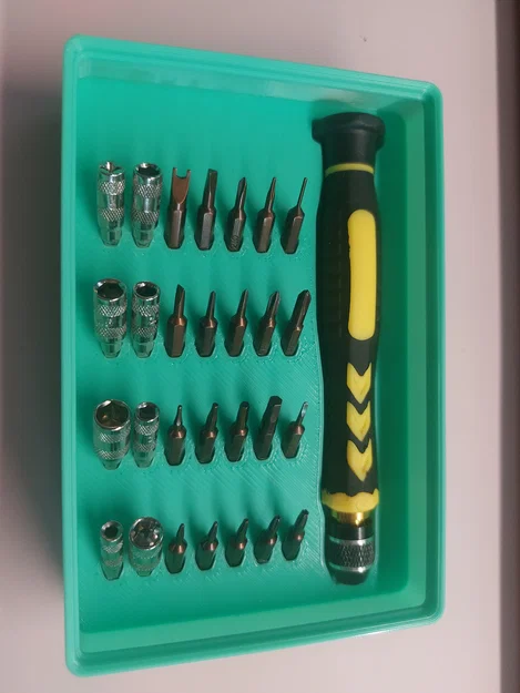 Kệ Đựng Tua Vít và Mũi Lục Giác 4mm Gridfinity - Image 2