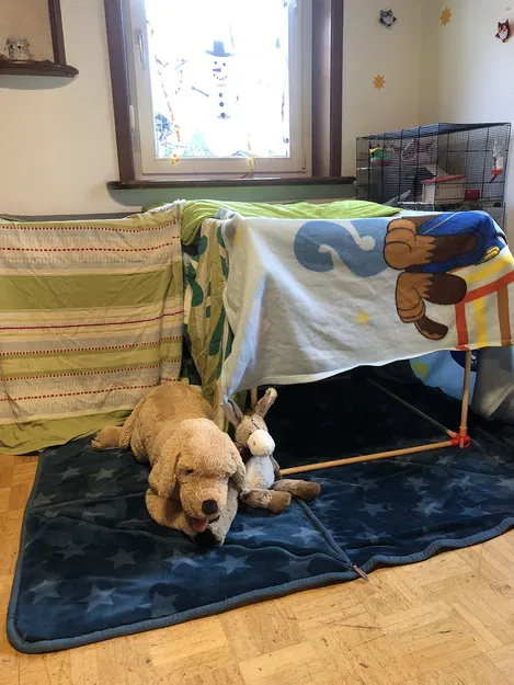 Bộ phụ kiện xây hang/pháo đài - Image 4