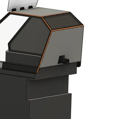 Tấm che mặt sau được chỉnh sửa để dẫn khí ra ngoài