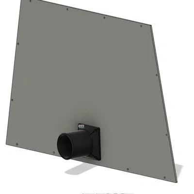 Tấm che mặt sau được chỉnh sửa để dẫn khí ra ngoài