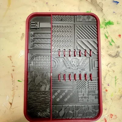 Đế l&ocirc; tr&ocirc;n sơn texture cho kh&ocirc;ng gian ươn ướt Army Painter