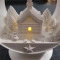Căn nhà gỗ trên núi (hiệu ứng quả cầu tuyết) - Thumbnail 4