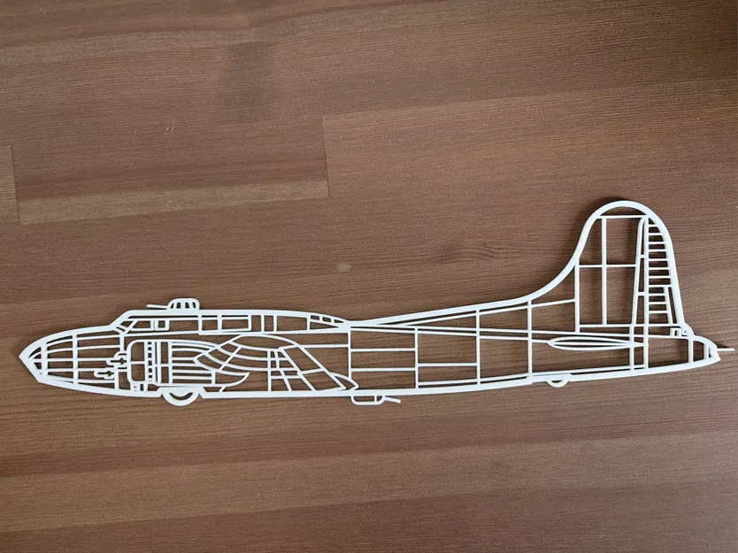 Tranh Treo Tường Máy Bay Ném Bom B17 Flying Fortress - Image 1