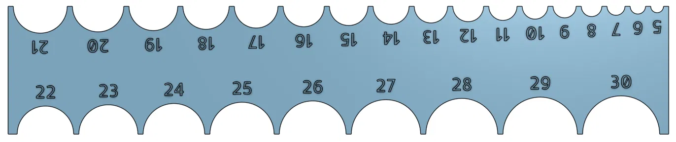 Thước Đo Góc Lượn Fillet - Image 2