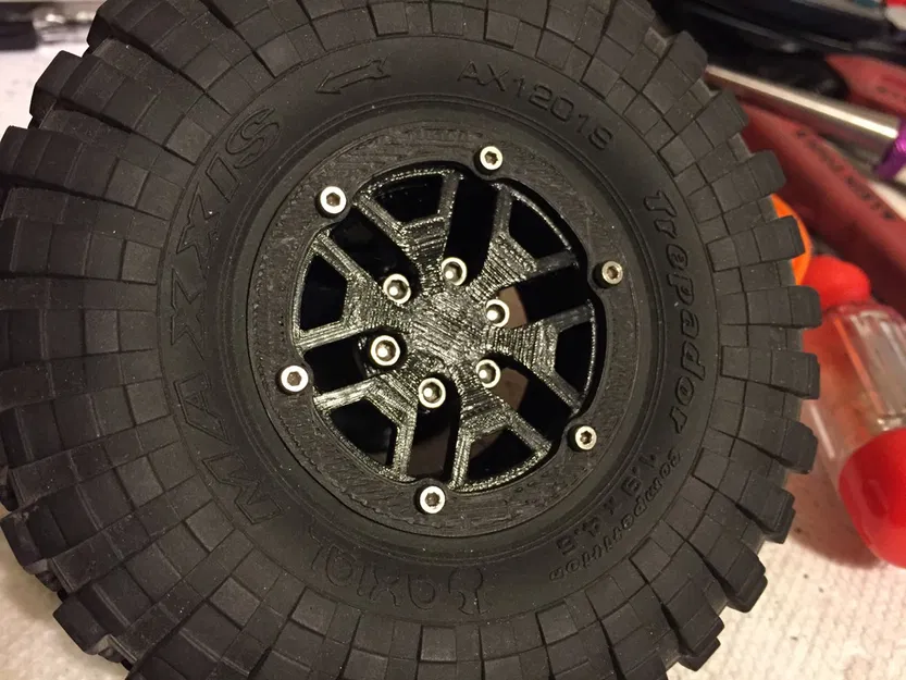Bánh Xe Beadlock 1.9 Phong Cách GMC All Terrain Cho SCX10 - Image 6