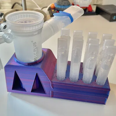 Đế Đựng Máy Xông và Lọ Thuốc (cho hen suyễn)