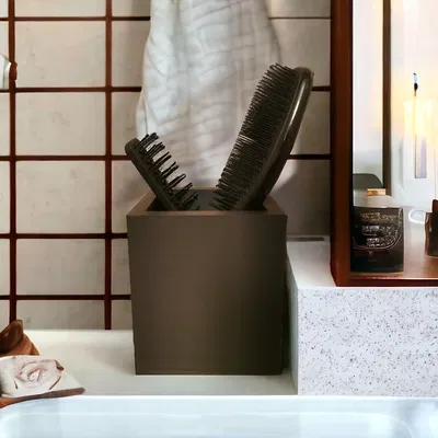 Kệ đựng bàn chải tóc cho phòng tắm