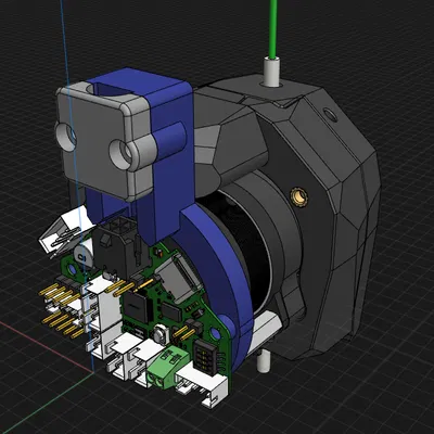 Mount Orbiter 1.5 Stealthburner với Shroud CW2, PCB và Hỗ trợ EBB36