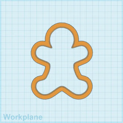 Khuôn Cắt Bánh Quy Hình Người Bánh Gừng