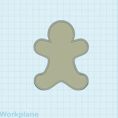 Khuôn Cắt Bánh Quy Hình Người Bánh Gừng