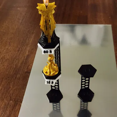 Nhãn chiều cao nam châm cho TTRPG