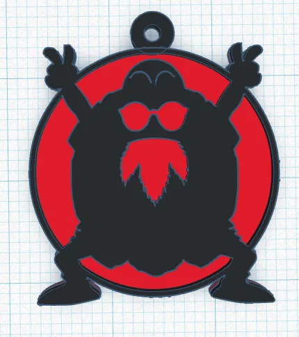 Móc Khóa Muten Roshi - Dragonball - Image 1