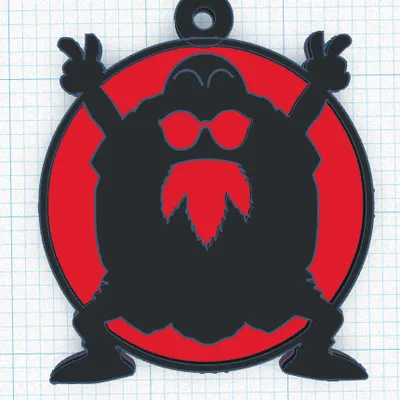 Móc Khóa Muten Roshi - Dragonball