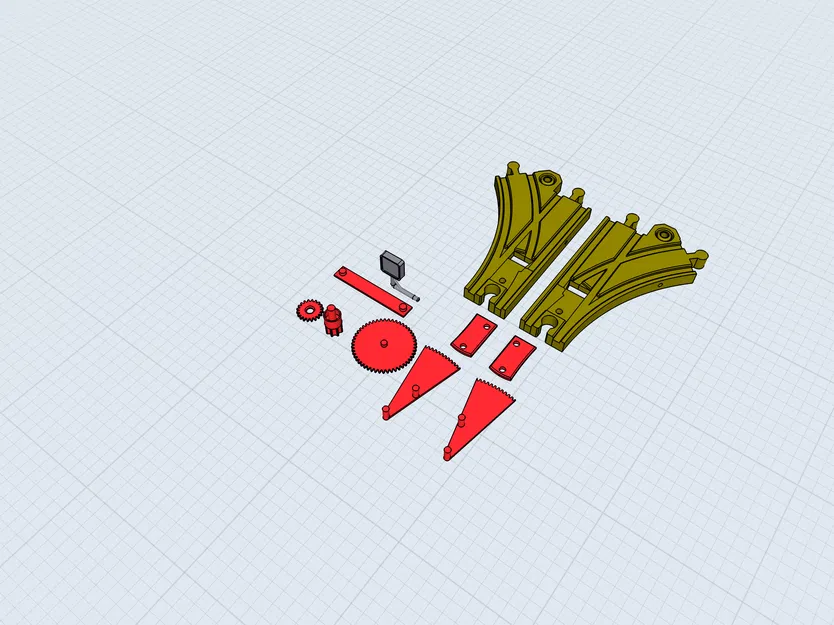 Brio - Bộ Chuyển Mạch Cơ Khí (Bánh Răng) - Đường Ray M1 - Image 6