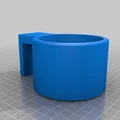 Chân đế ly gắn thanh ray giường máy in 3D - Thumbnail 1
