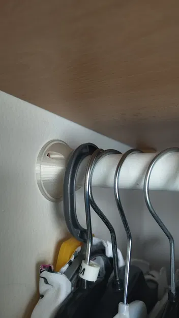 Kẹp Giữ Thanh Treo Đồ Tủ Quần Áo (Closet Rod Holder) - Image 1