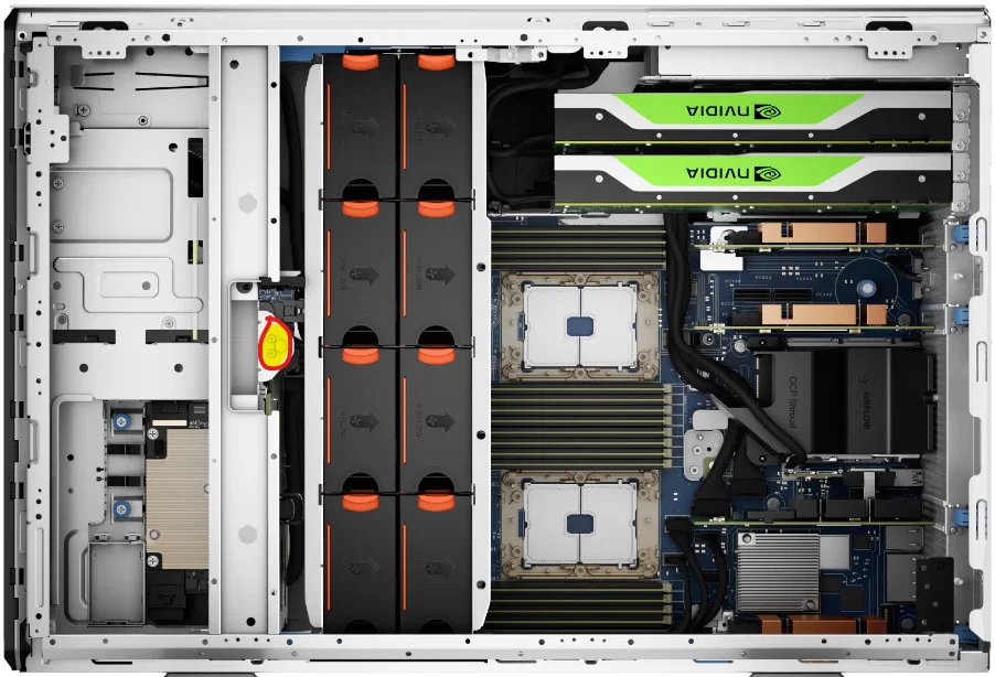 Chốt Lẫy Hông Máy Chủ Dell T550 - Image 4