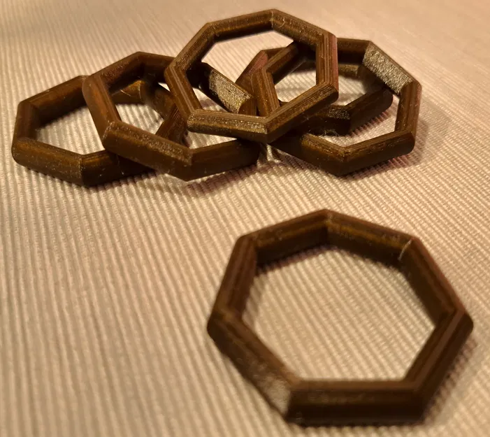 Nhẫn ăn - Hình Bảy Cạnh - Image 1