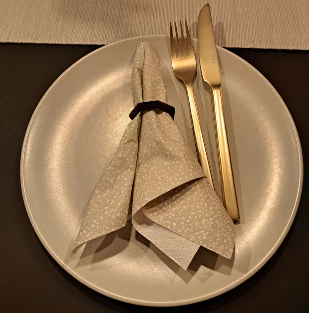 Nhẫn ăn - Hình Bảy Cạnh - Image 3