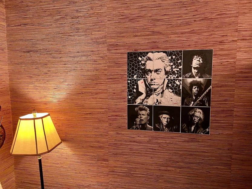 Voronoi Mozart 16"x16" Nghệ Thuật Filament 3D - 4 Tấm - Image 3