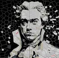 Voronoi Mozart 16"x16" Nghệ Thuật Filament 3D - 4 Tấm - Thumbnail 8