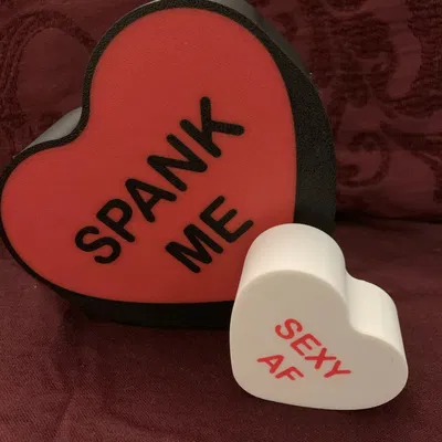 Tim Hộp "Naughty Conversation Hearts"