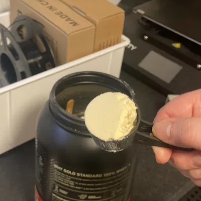 Muỗng đong bột dễ in 3D