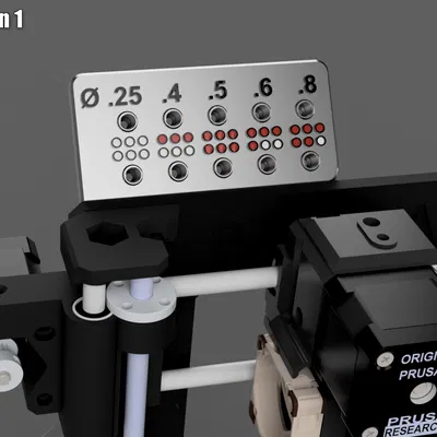 Giá Đỡ Đầu Phun Modular 2024 // Prusa MK3S // E3D V6 Mã Chấm & Kích Thước // Ren!