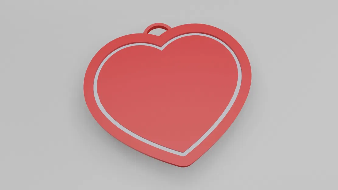 Móc Khóa Trái Tim / Thẻ Chìa Khóa - Image 2