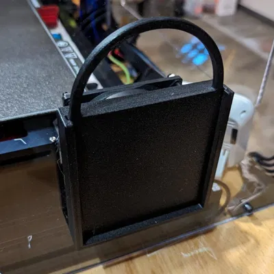 Chắn Lỗ Quạt 80mm Cho Lồng Máy In 3D