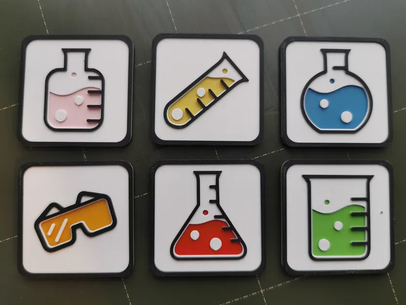 [Cube] Biểu Tượng Hóa Học | [Cube] Symboles Chimie - Image 2