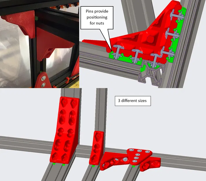 Các Bộ phận Nhôm Định Hình 3030; 3060 - Image 1