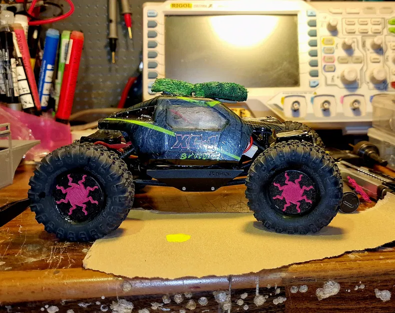 Bánh Xe Có Trọng Lượng cho Axial AX24 (1/24 AX24 XC-1 4WS CRAWLER) - Image 3