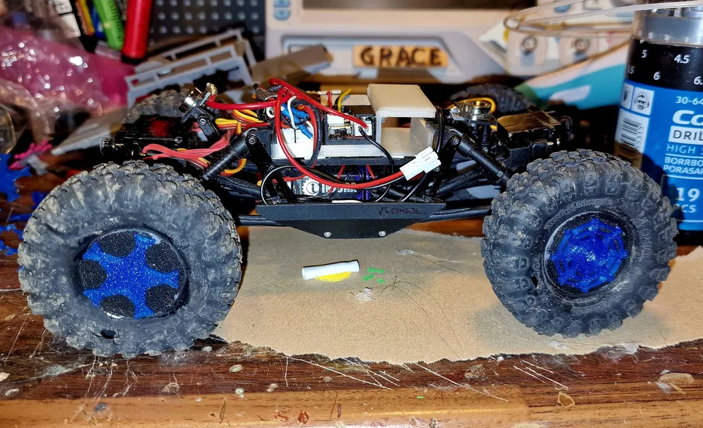 Bánh Xe Có Trọng Lượng cho Axial AX24 (1/24 AX24 XC-1 4WS CRAWLER) - Image 5