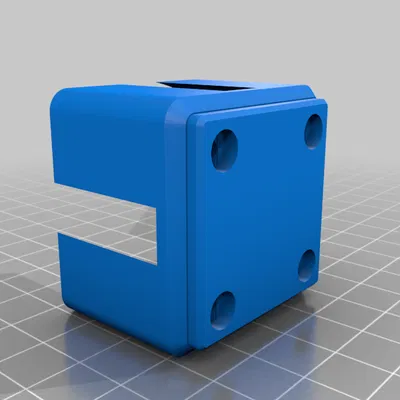 Khối Gridfinity 1x1x4 Có Lỗ Từ 12mm Đến 43mm