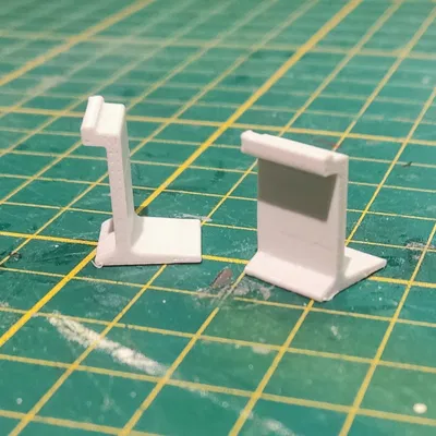 Khúc Nối Mép Sân Ga Bê Tông Tỉ Lệ H0 1:87