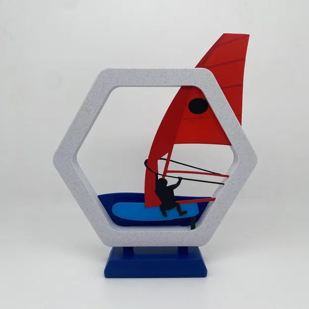 Khung Windfoiler - Trang trí để bàn hoặc treo tường - Image 1