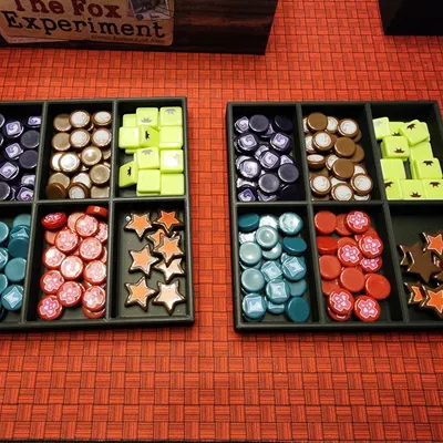Bộ Insert Board Game The Fox Experiment (Bản Gốc & Mở Rộng 5-6 Người Chơi)
