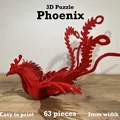 Xếp hình "Phượng Hoàng" 3D - 63 mảnh - Thumbnail 1