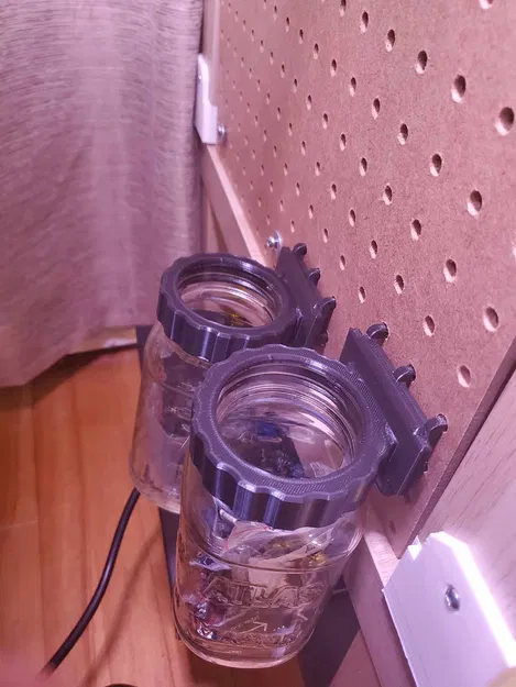 Adapter Hũ Mason Nối Peg Board - Image 2