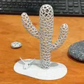 Xương Rồng Saguaro Kiểu Voronoi - Thumbnail 1