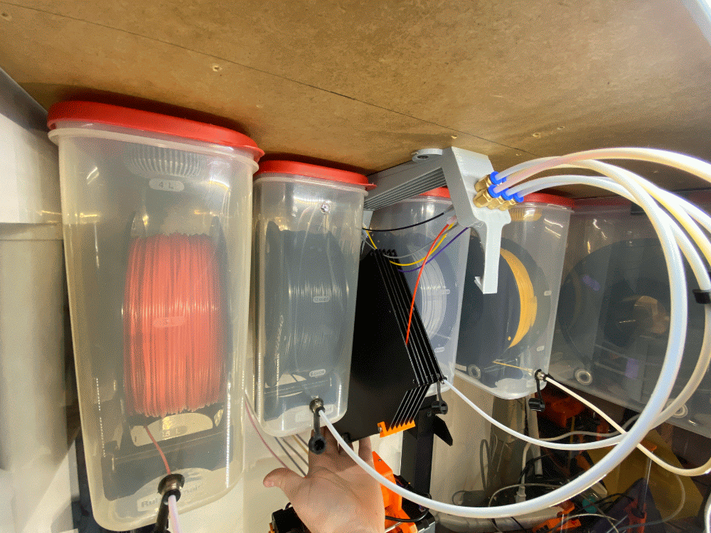 Giá treo Bộ đệm Filament MMU2(s) - Thumbnail 12